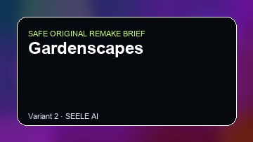 Gardenscapes original game remake reference artwork 2