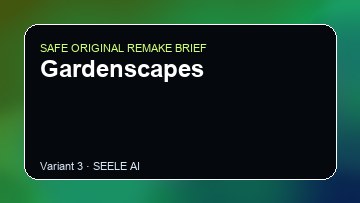 Gardenscapes original game remake reference artwork 3