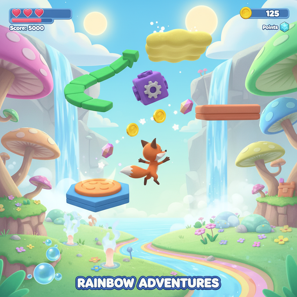 3D platformer game