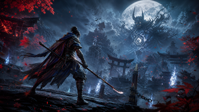 GetsuFumaDen Undying Moon original game remake reference artwork 2