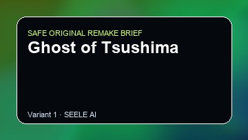 Ghost of Tsushima Game Customer Remake preview