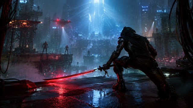 Ghostrunner 2 original game remake reference artwork 1