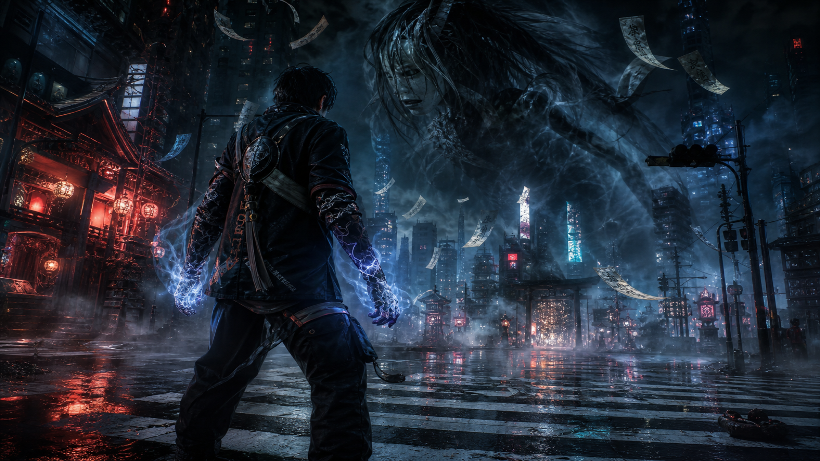 Ghostwire Tokyo original game remake reference artwork 2