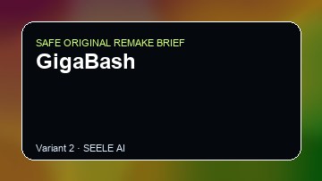 GigaBash original game remake reference artwork 2