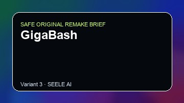 GigaBash original game remake reference artwork 3