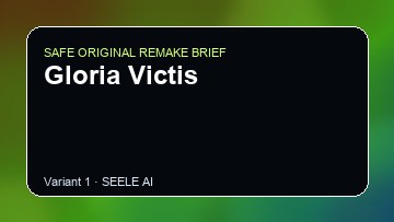 Gloria Victis original game remake reference artwork 1