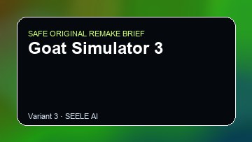 Goat Simulator 3 original game remake reference artwork 3