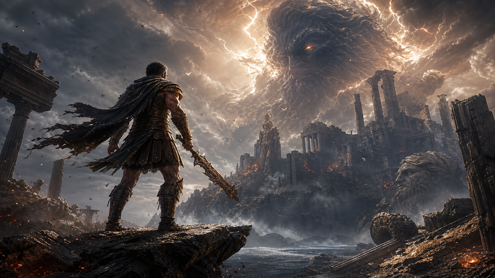 God of War Game Customer Remake preview