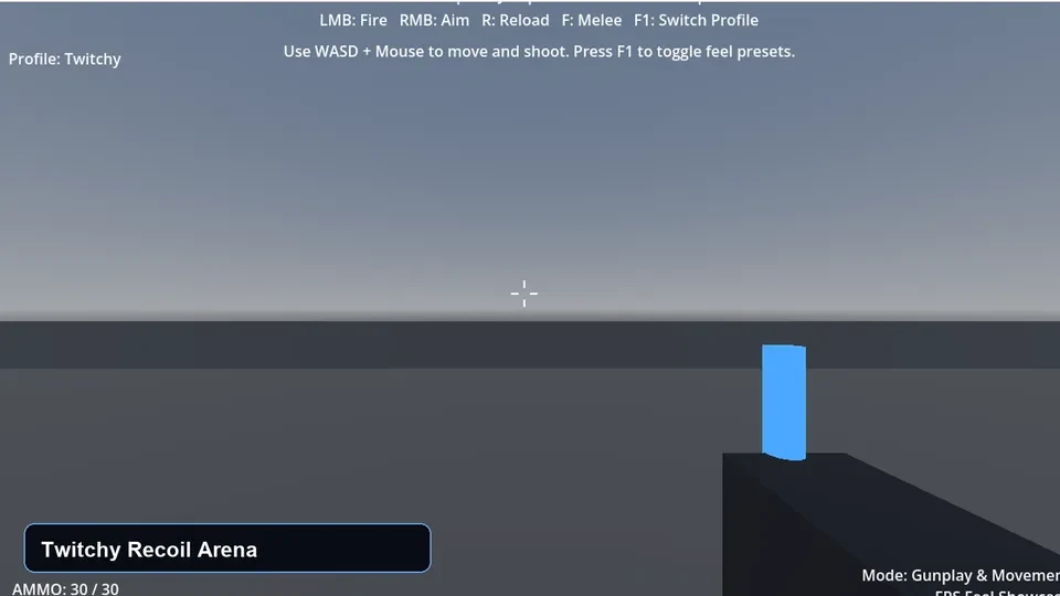 Godot FPS game generator — feature 02 view
