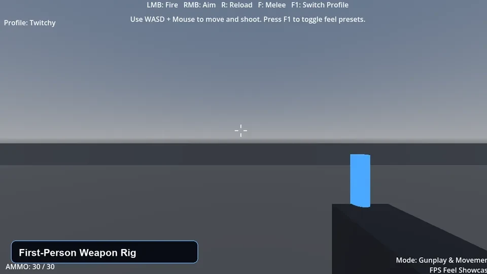 Godot FPS game generator — feature 03 view
