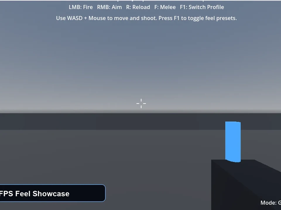 Godot FPS game generator — hero 01 view