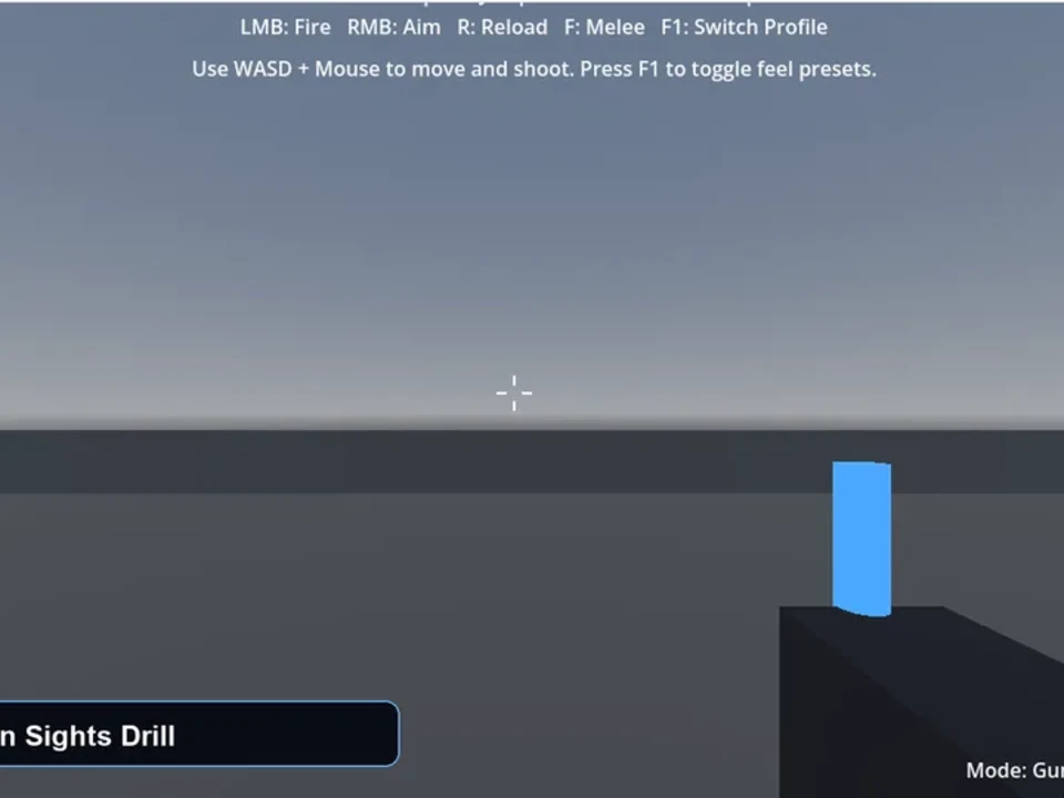 Godot FPS game generator — hero 02 view