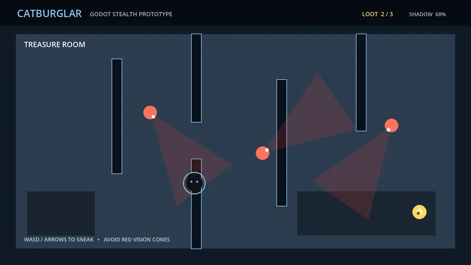 Godot stealth game generator — feature 03 view