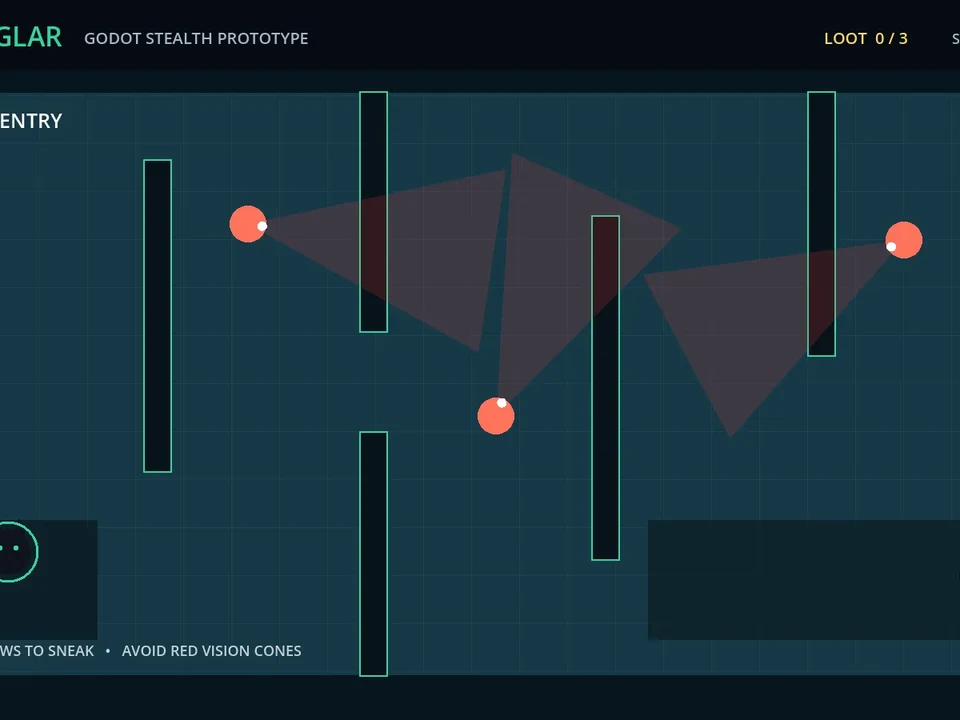 Godot stealth game generator — hero 01 view