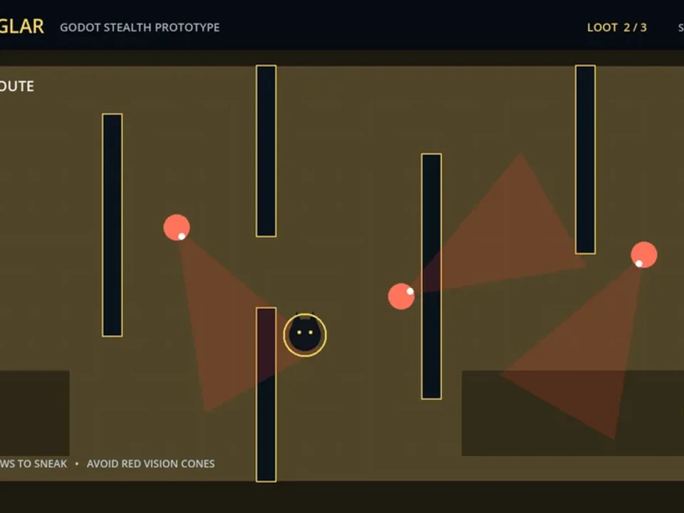 Godot stealth game generator — hero 03 view