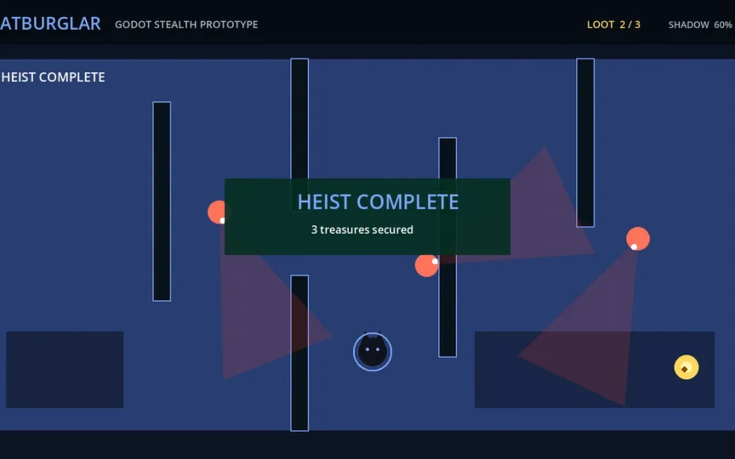 Godot stealth game generator — product proof view