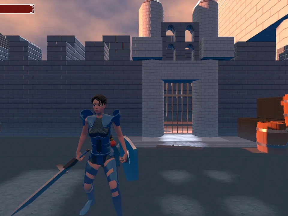 Godot soulslike game generator — hero 01 view