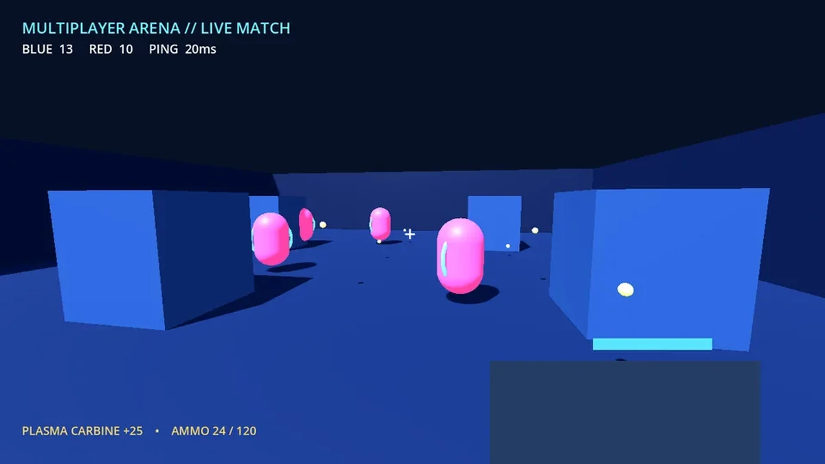 FPS multiplayer scenario 01 visual