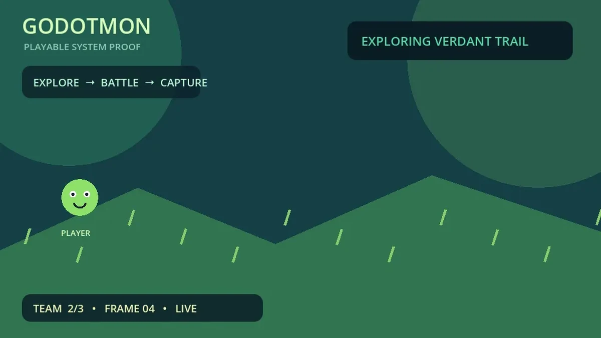 monster catching game scenario 01 visual
