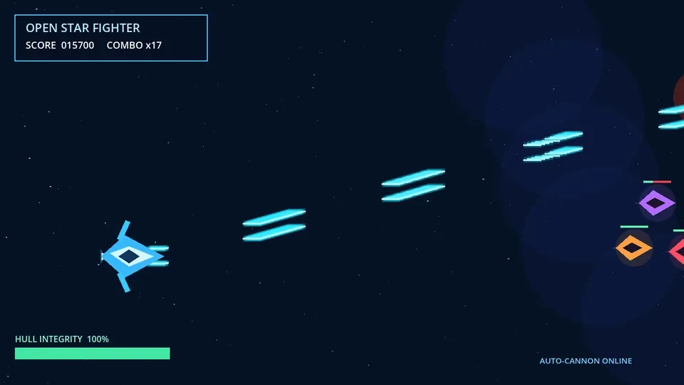 space shooter game feature 01 visual