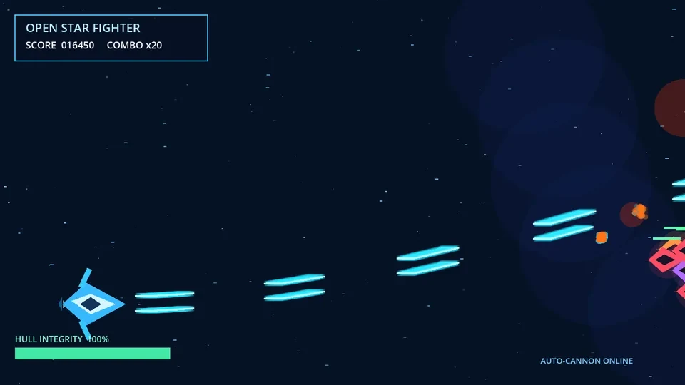 space shooter game feature 02 visual
