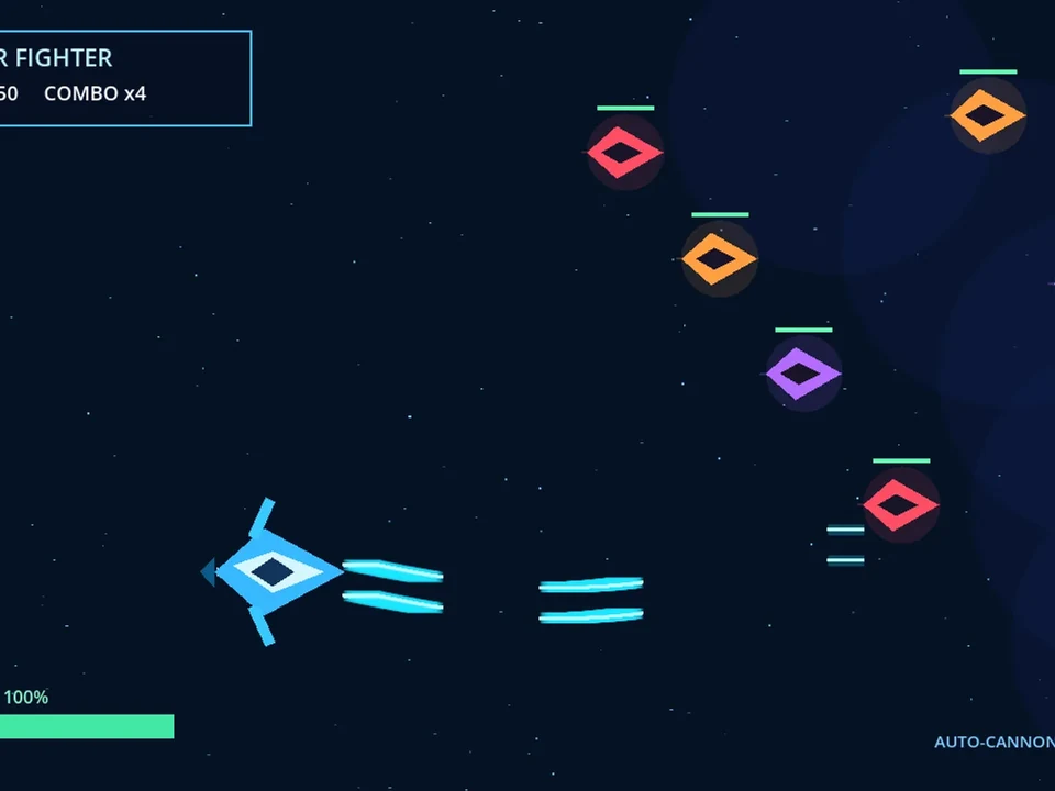 space shooter game hero 01 visual