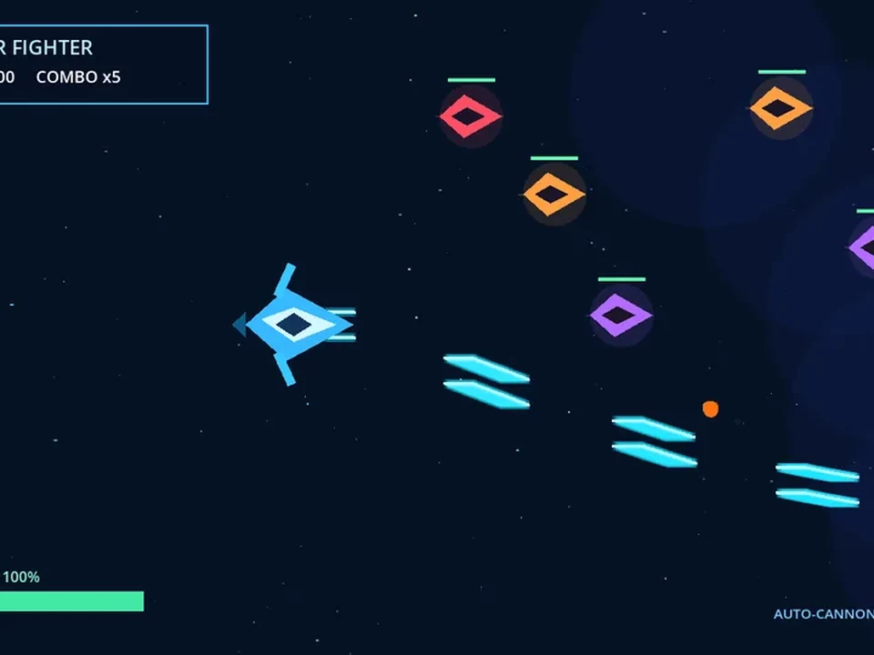 space shooter game hero 02 visual