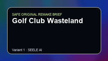 Golf Club Wasteland original game remake reference artwork 1