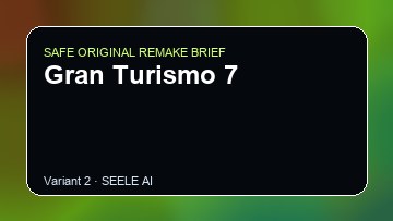Gran Turismo 7 original game remake reference artwork 2