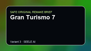 Gran Turismo 7 original game remake reference artwork 3