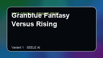 Granblue Fantasy Versus Rising Mini Motorways Custom Game Builder preview