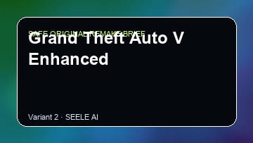 Grand Theft Auto V Enhanced original game remake reference artwork 2