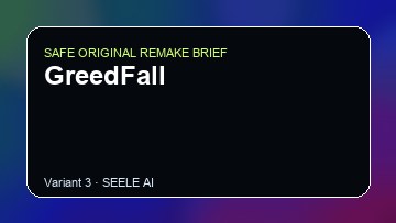 GreedFall original game remake reference artwork 3