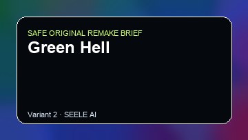 Green Hell original game remake reference artwork 2