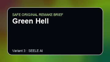 Green Hell original game remake reference artwork 3