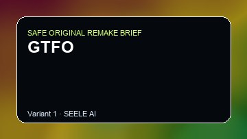 GTFO Game Customer Remake preview