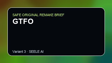GTFO original game remake reference artwork 3