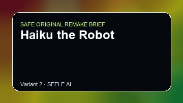 Haiku the Robot original game remake reference artwork 2