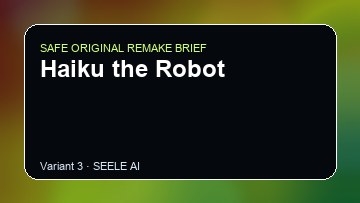 Haiku the Robot original game remake reference artwork 3