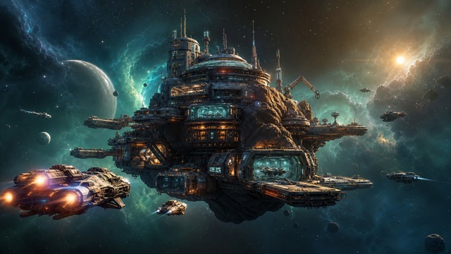 Halcyon 6 Starbase Commander original game remake reference artwork 3