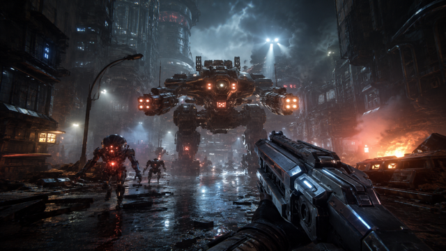 Hard Reset Redux original game remake reference artwork 2