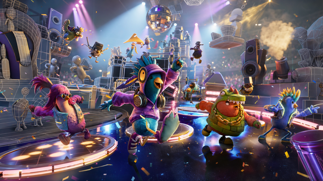 Headbangers Rhythm Royale original game remake reference artwork 3