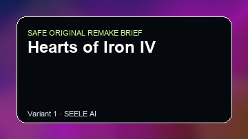 Hearts of Iron IV Game Customer Remake preview