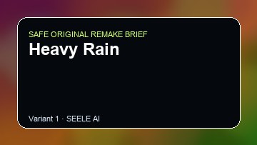 Heavy Rain Game Customer Remake preview