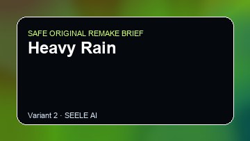 Heavy Rain original game remake reference artwork 2