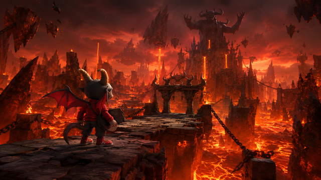 Hell Pie original game remake reference artwork 3