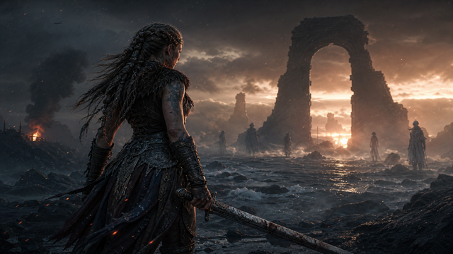 Hellblade Senua's Sacrifice original game remake reference artwork 3