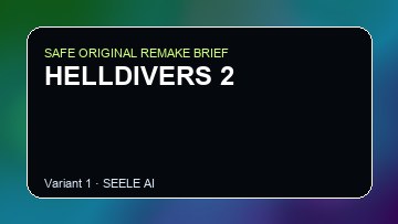 HELLDIVERS 2 Game Customer Remake preview