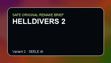 HELLDIVERS 2 original game remake reference artwork 2