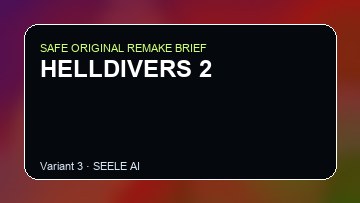 HELLDIVERS 2 original game remake reference artwork 3